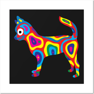 Rainbow Dog 4 Posters and Art